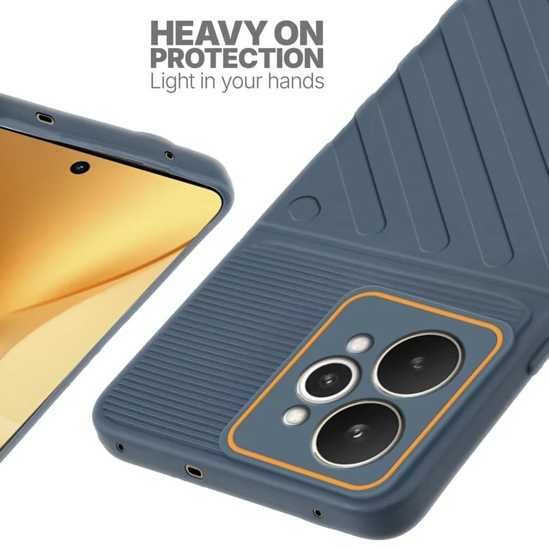 Soft Silicone Back Cover with Dual Pattern Design for Realme 15 5G - Image 40