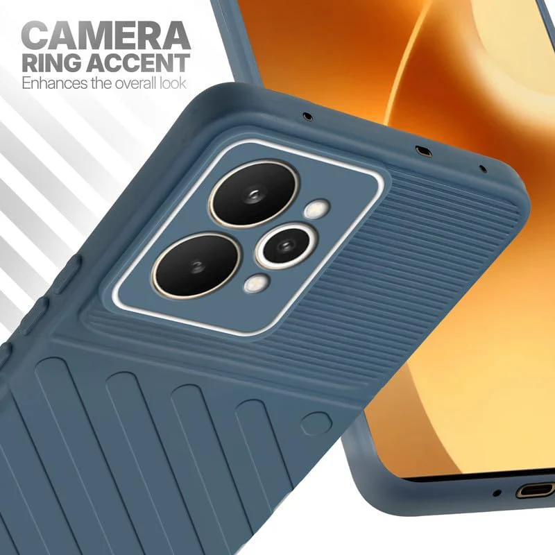 Soft Silicone Back Cover with Dual Pattern Design for Realme 15 5G - Image 49