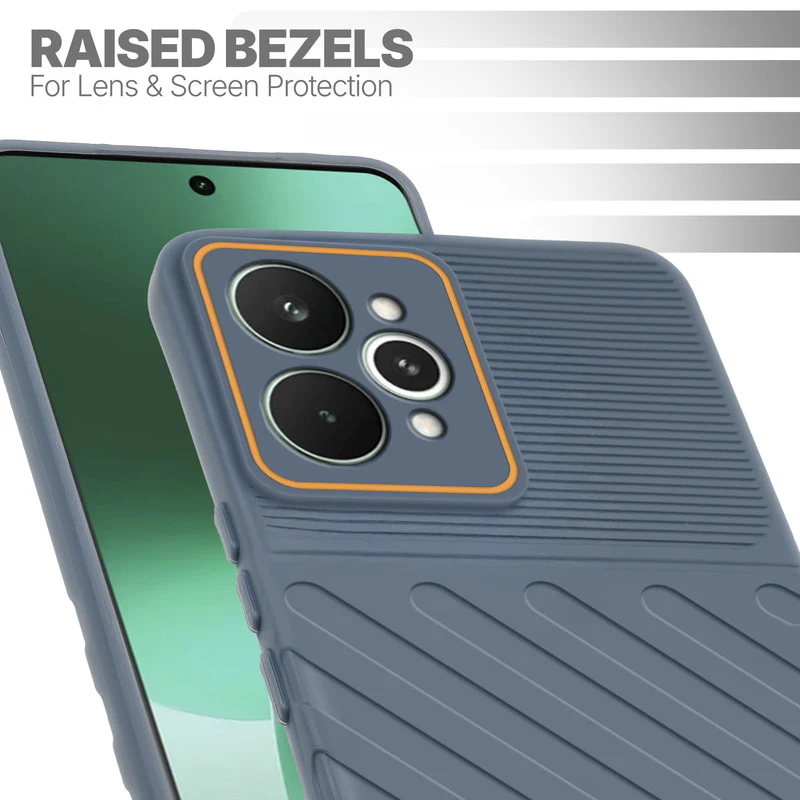 Soft Silicone Back Cover with Dual Pattern Design for Realme 15 Pro 5G - Image 39