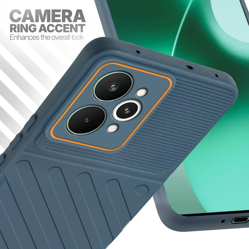 Soft Silicone Back Cover with Dual Pattern Design for Realme 15 Pro 5G - Image 42