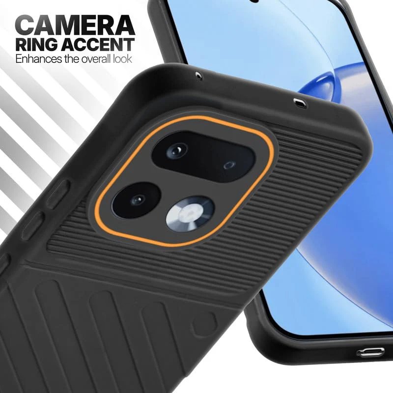 Soft Silicone Back Cover with Dual Pattern Design for Realme 16 Pro 5G - Image 30