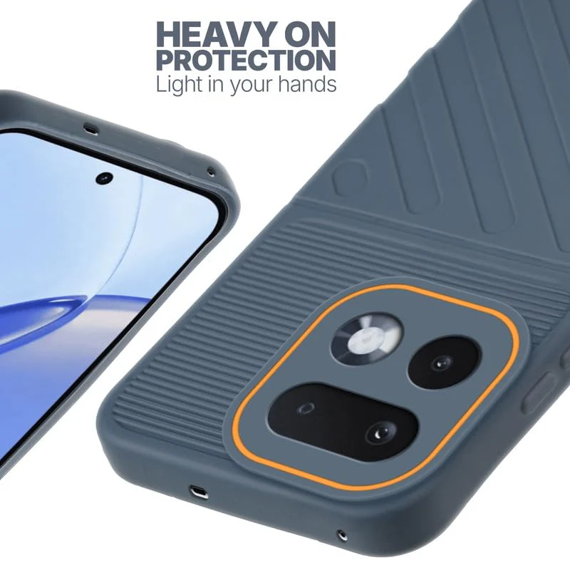 Soft Silicone Back Cover with Dual Pattern Design for Realme 16 Pro 5G - Image 40