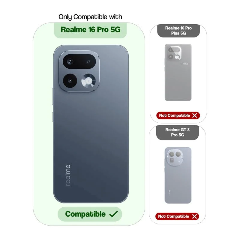 Soft Silicone Back Cover with Dual Pattern Design for Realme 16 Pro 5G - Image 44