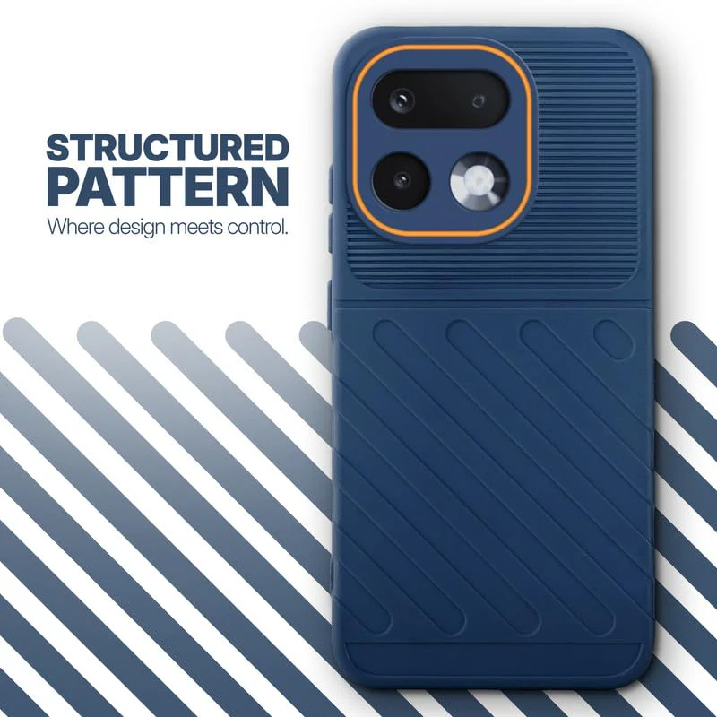 Soft Silicone Back Cover with Dual Pattern Design for Realme 16 Pro 5G - Image 5