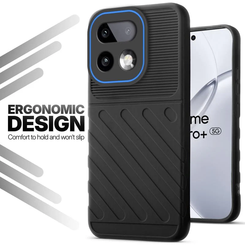 Soft Silicone Back Cover with Dual Pattern Design for Realme 16 Pro Plus 5G - Image 13