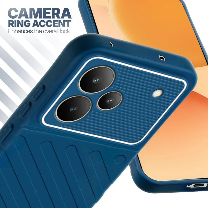 Soft Silicone Back Cover with Dual Pattern Design for Realme P4 5G - Image 12