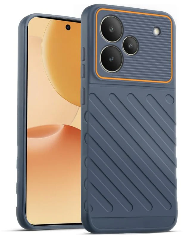 Soft Silicone Back Cover with Dual Pattern Design for Realme P4 5G - Image 38