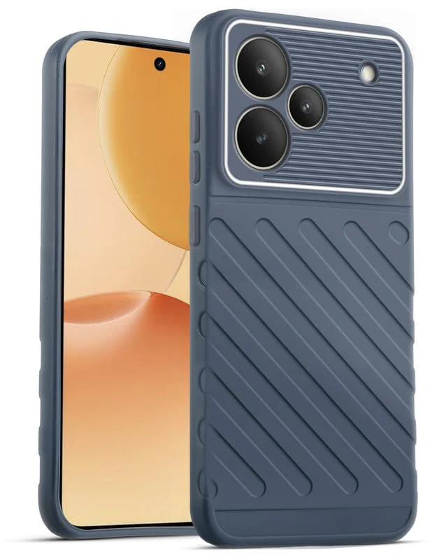 Soft Silicone Back Cover with Dual Pattern Design for Realme P4 5G - Image 45
