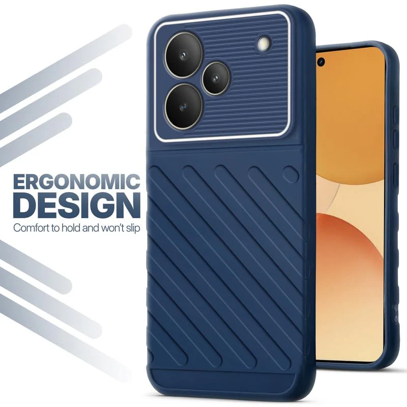Soft Silicone Back Cover with Dual Pattern Design for Realme P4 5G - Image 7