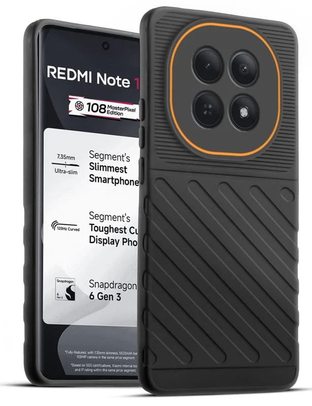 Soft Silicone Back Cover with Dual Pattern Design for Redmi Note 15 5G - Image 26