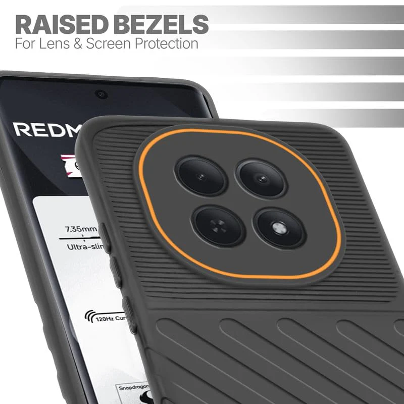 Soft Silicone Back Cover with Dual Pattern Design for Redmi Note 15 5G - Image 27