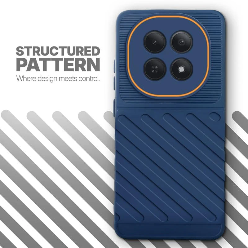 Soft Silicone Back Cover with Dual Pattern Design for Redmi Note 15 5G - Image 5