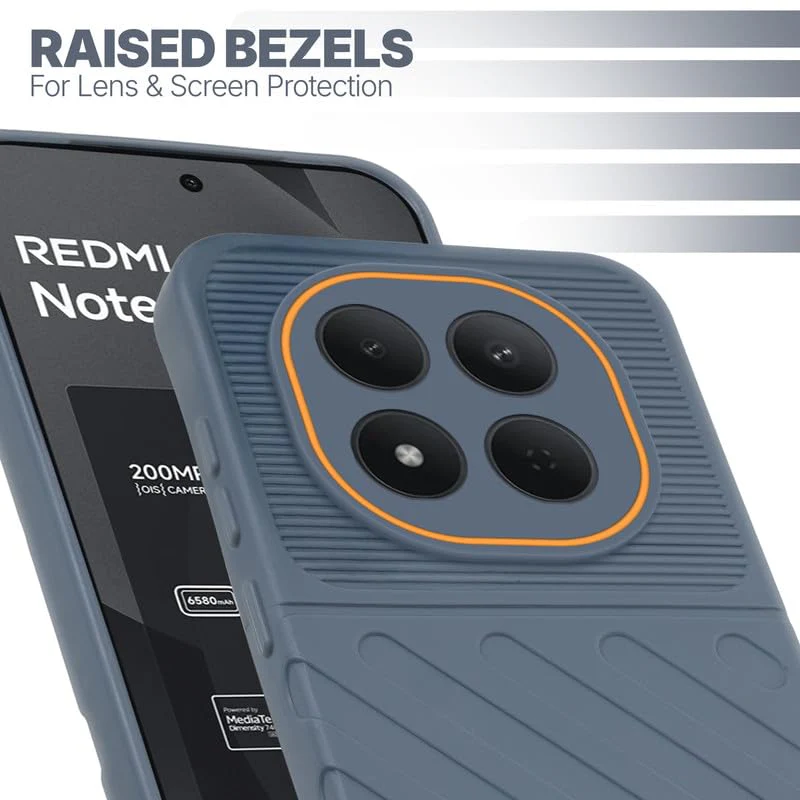 Soft Silicone Back Cover with Dual Pattern Design for Redmi Note 15 Pro 5G - Image 39