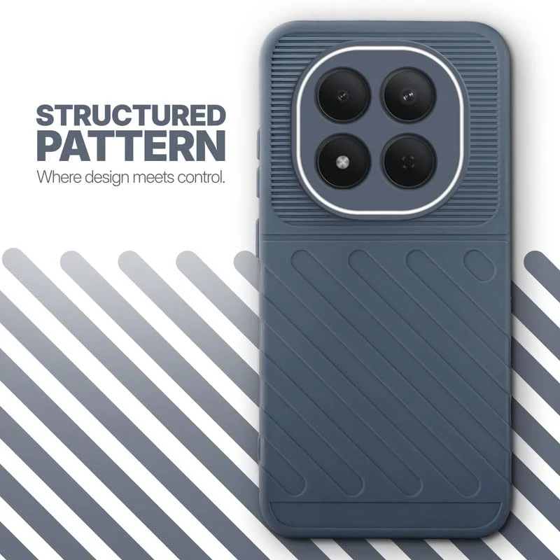 Soft Silicone Back Cover with Dual Pattern Design for Redmi Note 15 Pro 5G - Image 48