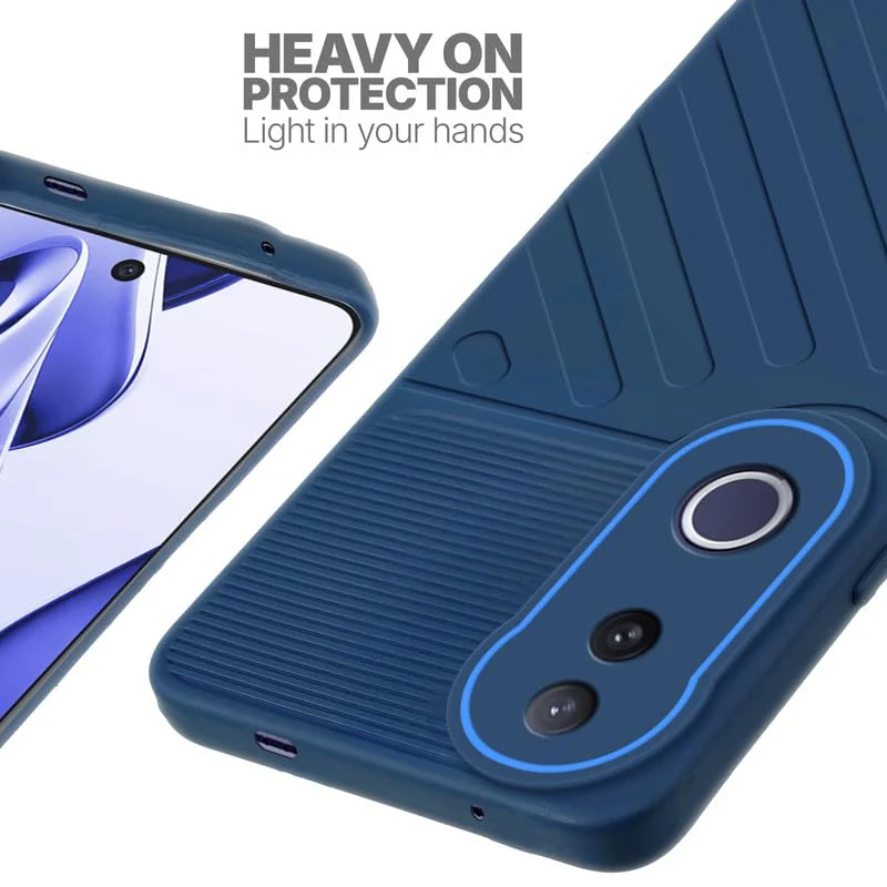 Soft Silicone Back Cover with Dual Pattern Design for Vivo V50e 5G - Image 16