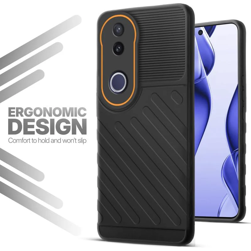 Soft Silicone Back Cover with Dual Pattern Design for Vivo V50e 5G - Image 25
