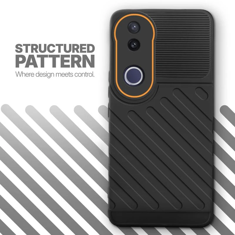 Soft Silicone Back Cover with Dual Pattern Design for Vivo V50e 5G - Image 29