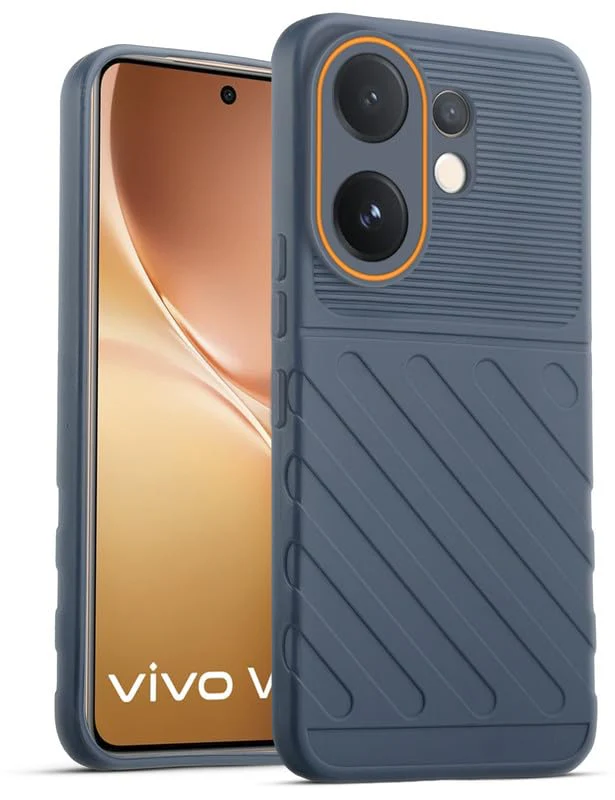 Soft Silicone Back Cover with Dual Pattern Design for Vivo V60 5G - Image 26