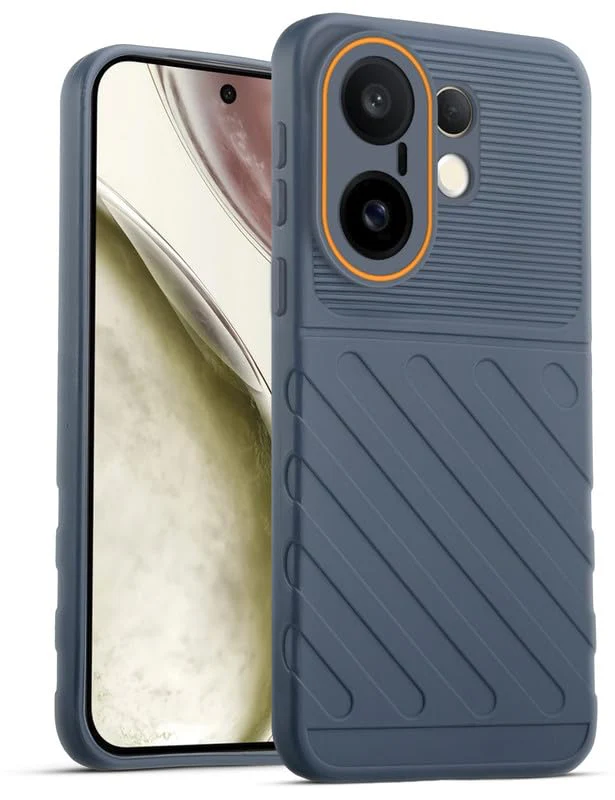 Soft Silicone Back Cover with Dual Pattern Design for Vivo X200 FE 5G - Image 38