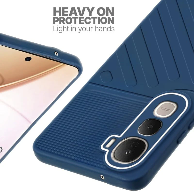 Soft Silicone Back Cover with Dual Pattern Design for Vivo Y400 Pro 5G - Image 10