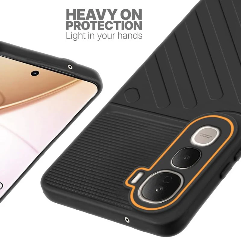 Soft Silicone Back Cover with Dual Pattern Design for Vivo Y400 Pro 5G - Image 28