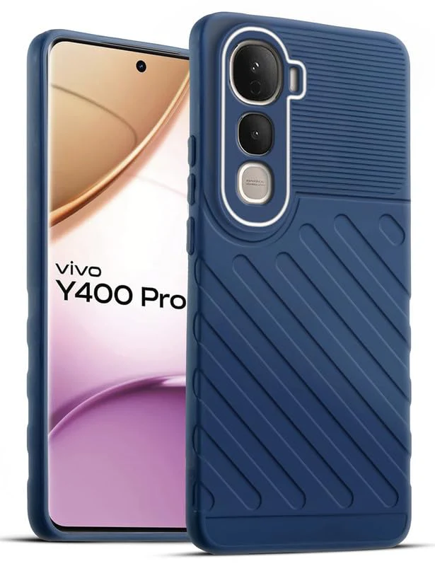 Soft Silicone Back Cover with Dual Pattern Design for Vivo Y400 Pro 5G - Image 8