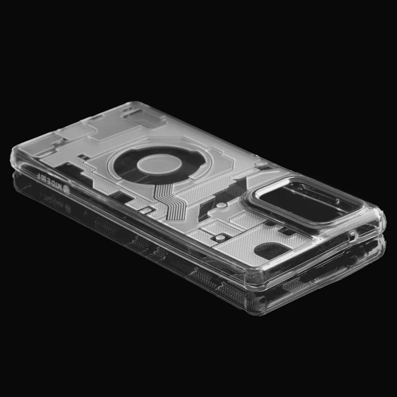 Soft Transparent Frosted Matte Silicone TPU With Silver Ring Camera Protection Back Cover for Motorola Moto G96 5G - Image 4