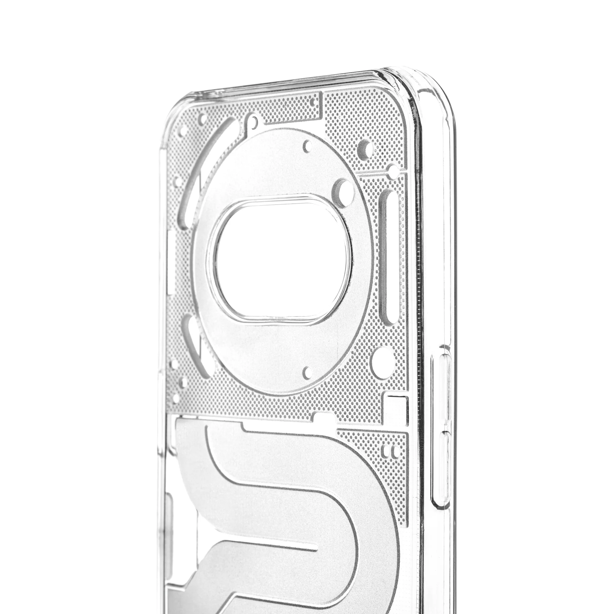 Soft Transparent Hybrid Slim Fit Frosted Matte Silicone TPU Back Cover for Nothing Phone 2A - Image 6