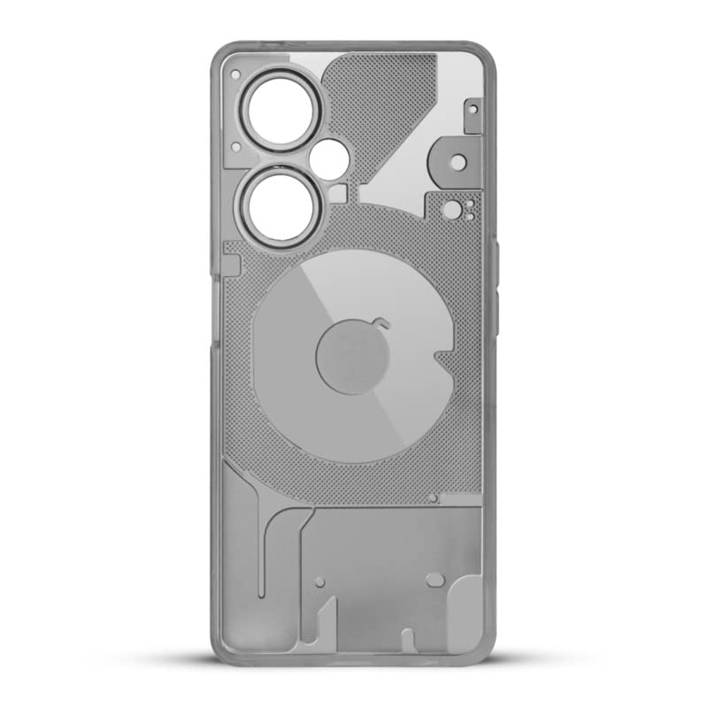 Soft Transparent Hybrid Slim Fit Frosted Matte Silicone TPU Back Cover for OnePlus Nord CE 3 Lite 5G -Transparent Grey - Image 5