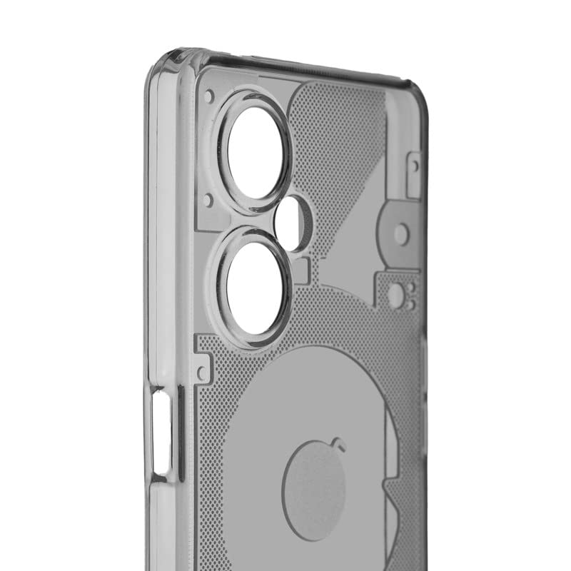 Soft Transparent Hybrid Slim Fit Frosted Matte Silicone TPU Back Cover for OnePlus Nord CE 3 Lite 5G -Transparent Grey - Image 6