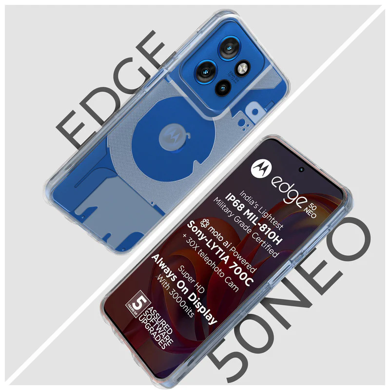 Soft Transparent Slim Fit Frosted Matte Silicone TPU Back Cover for Motorola Moto Edge 50 Neo 5G - Image 7