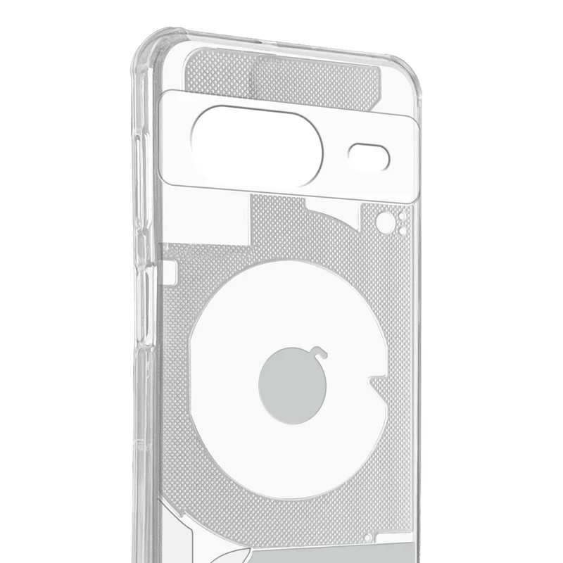 Soft Transparent Hybrid Slim Fit Frosted Matte Silicone TPU Back Cover for Google Pixel 8 - Image 6