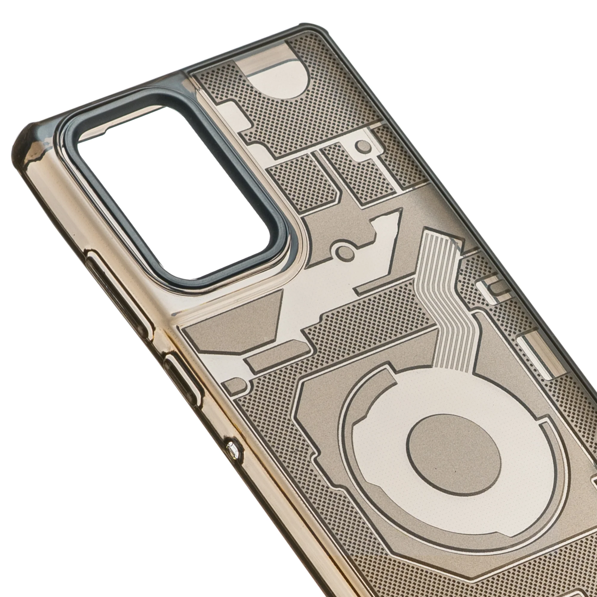 Soft Transparent Slim Fit Frosted Matte Silicone TPU With Matte Ring Camera Protection Back Cover for Motorola Edge 50 Fusion - Image 6