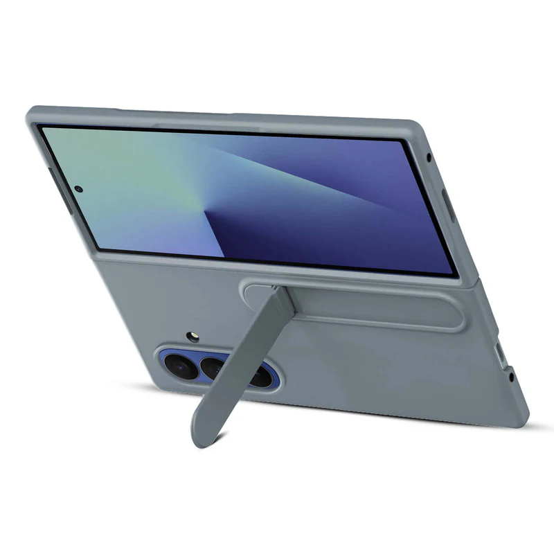 Solid Matte Finish Cover for Samsung Z Fold 7 with Integrated Stand for Hands Free Use - Image 18
