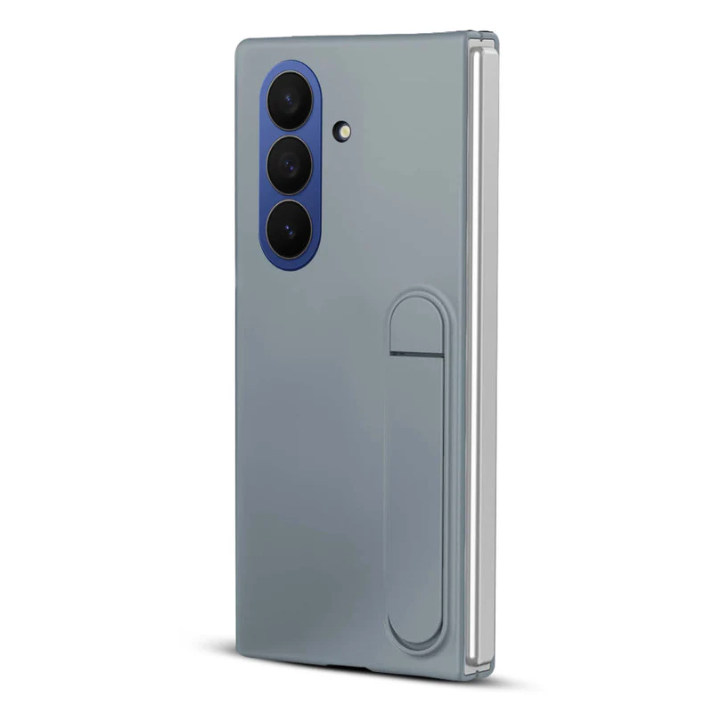 Solid Matte Finish Cover for Samsung Z Fold 7 with Integrated Stand for Hands Free Use - Image 19