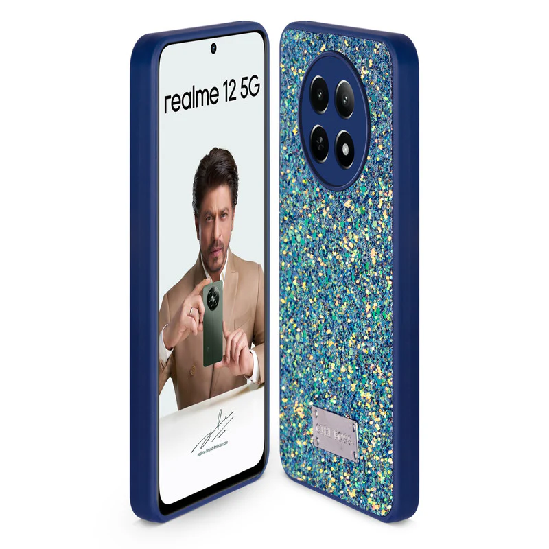 Sparkling Glitter Sequin Case with Camera Shield Back Cover For Realme 12 5G - Image 11