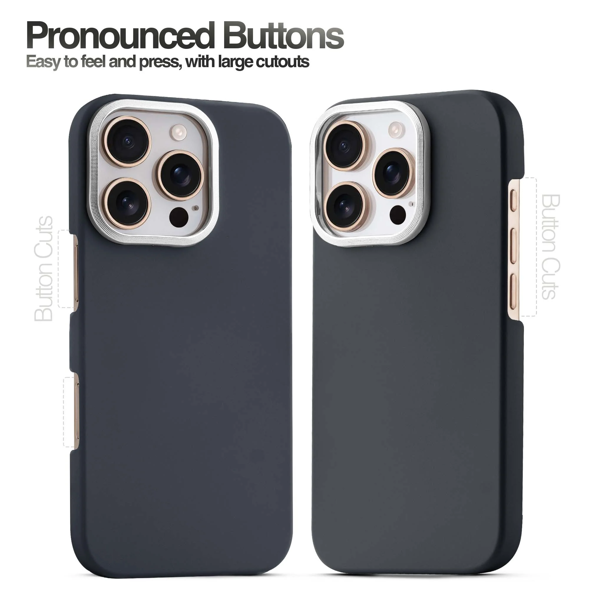 Detachable Ring Matte Case for Apple iPhone 16 Pro - Image 10