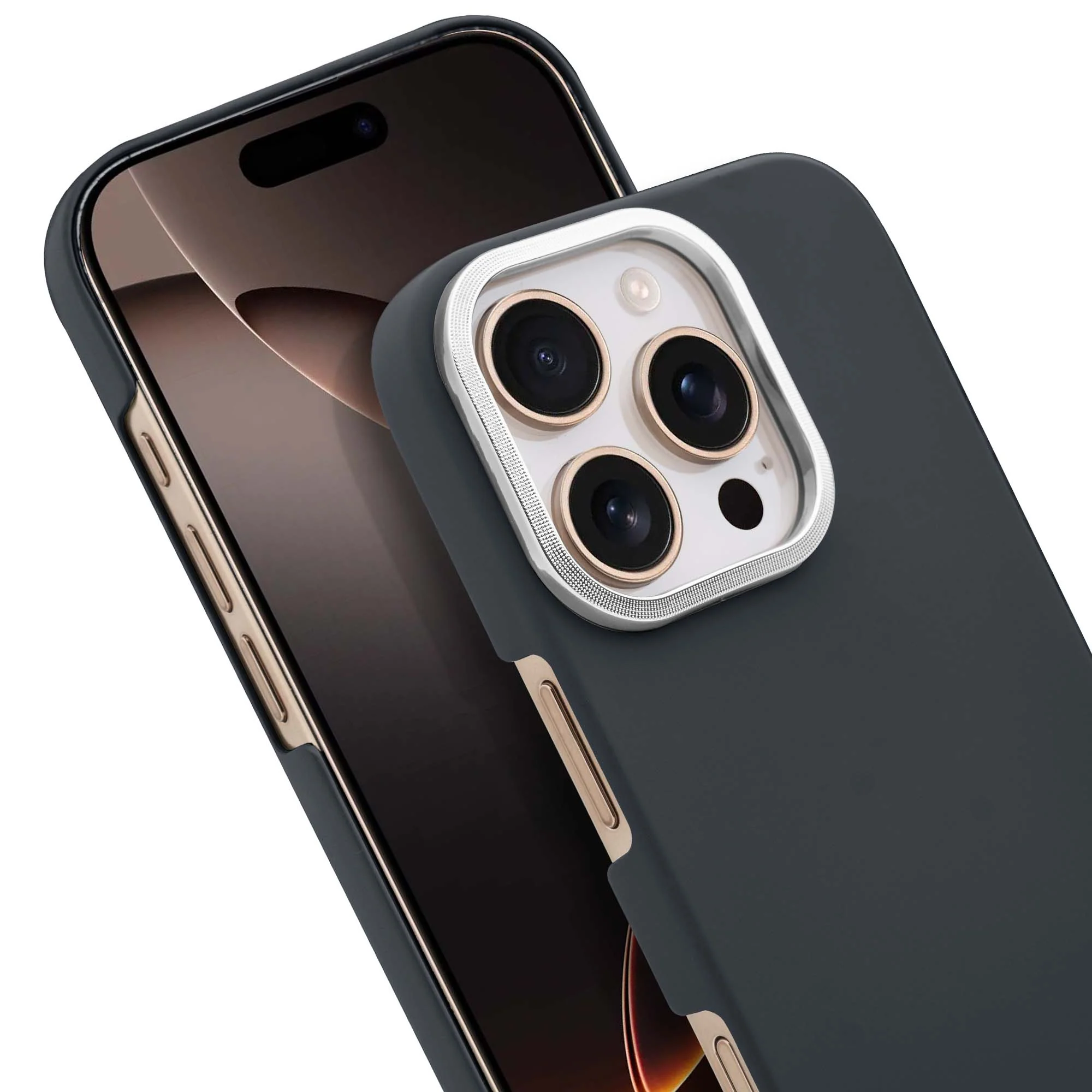 Detachable Ring Matte Case for Apple iPhone 16 Pro - Image 12
