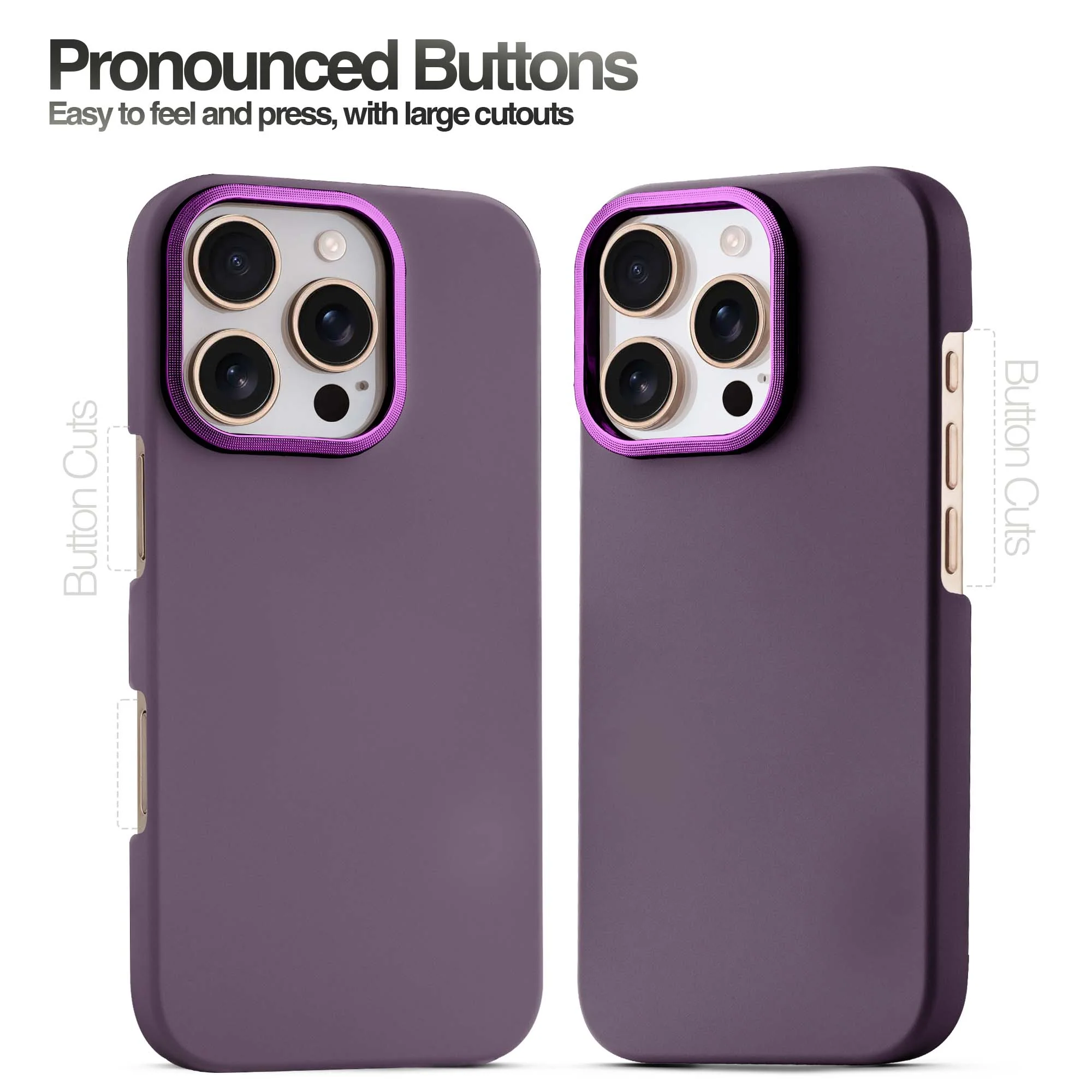 Detachable Ring Matte Case for Apple iPhone 16 Pro - Image 28