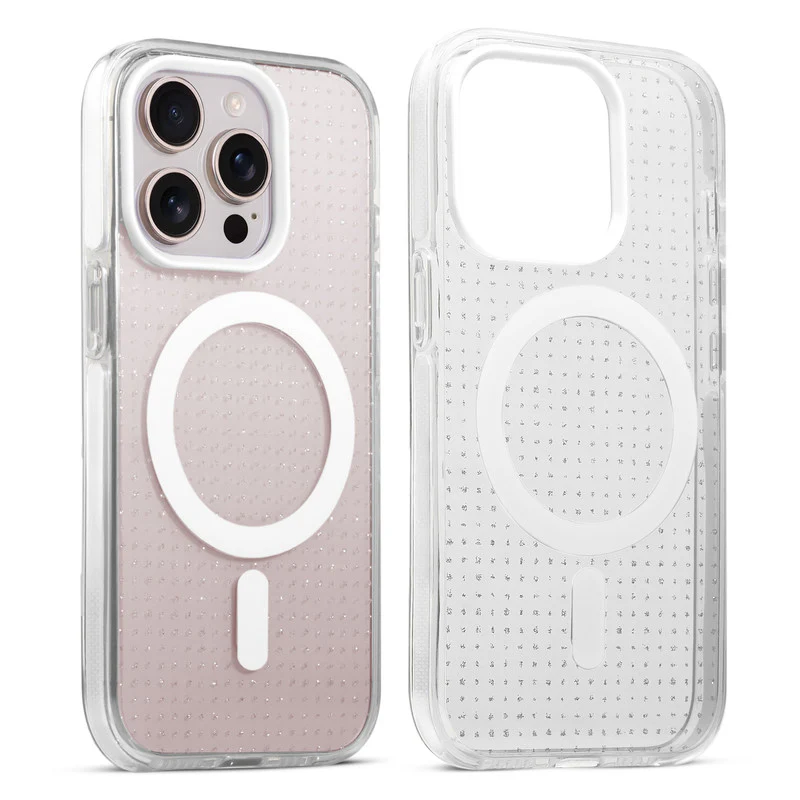 Stunning Dual Shade Starry Wireless Charging Support Hard Back Case for Apple iPhone 13 Pro Max with Colourful Raised Camera Edges - Image 31