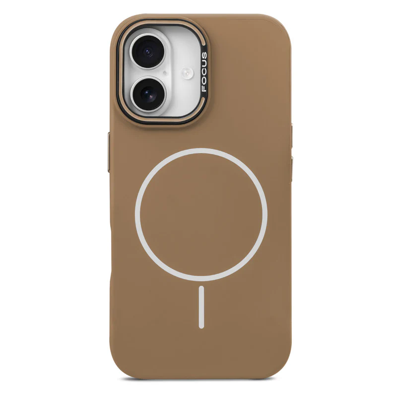 Stylish Wireless Charging Support Compatible Liquid Silicone Hard Back Case For Apple iPhone 16 Plus - Image 9