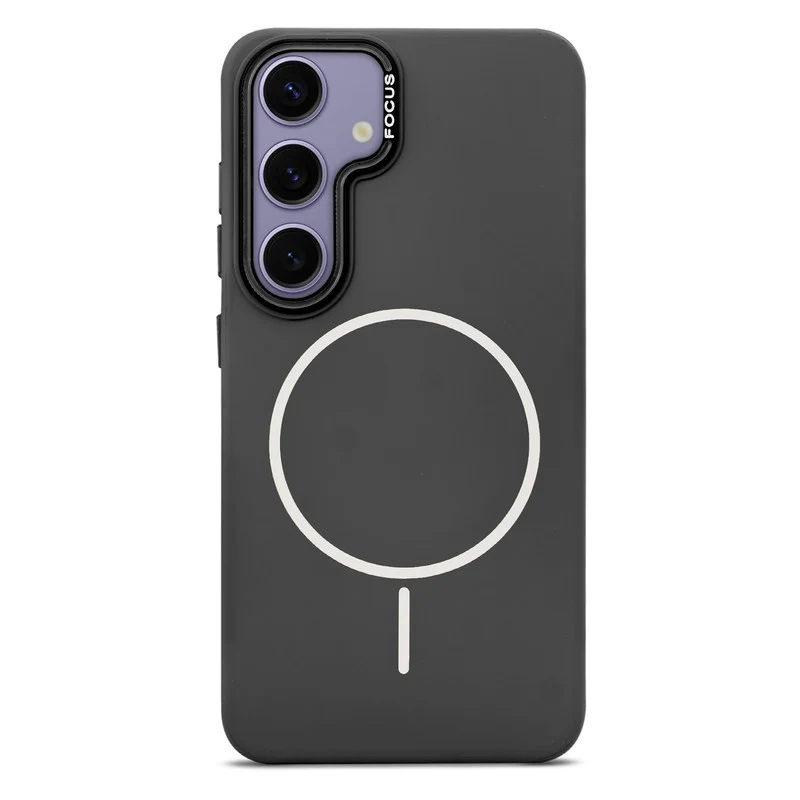 Stylish Wireless Charging Support Compatible Liquid Silicone Hard Back Case For Samsung S25 5G - Image 3