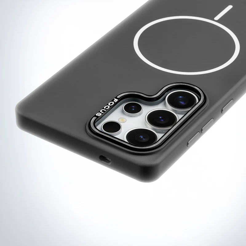 Stylish Wireless Charging Support Compatible Liquid Silicone Hard Back Case For Samsung S25 Ultra 5G - Image 5