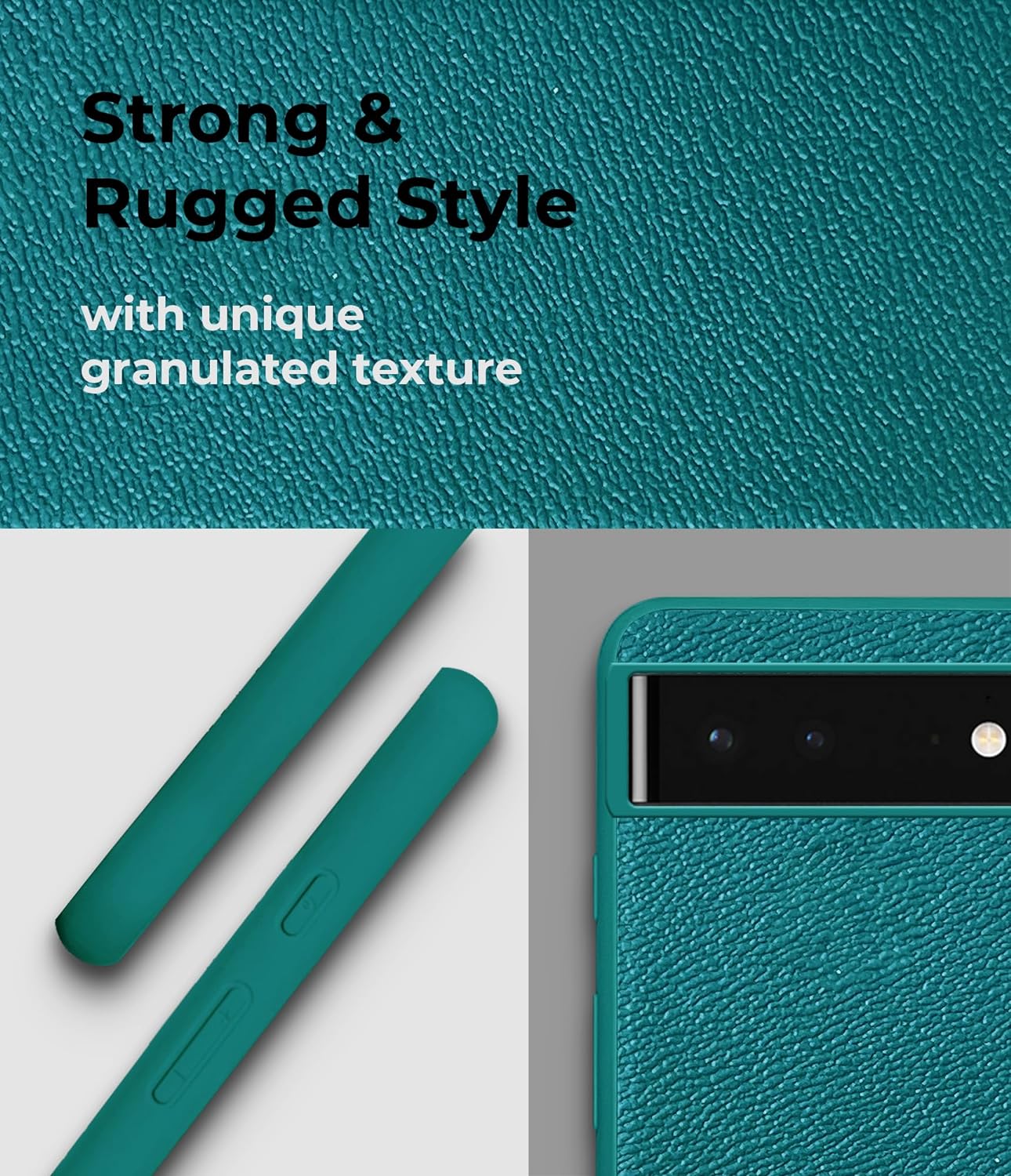 Synthetic Leather Back Cover Case for Google Pixel 6 | Shockproof Protective Cover - Image 14