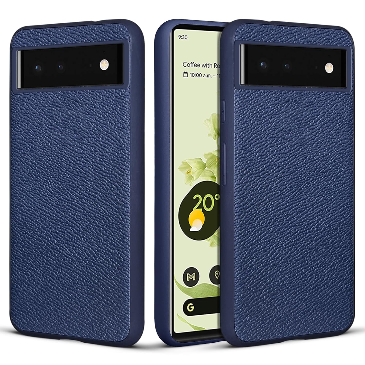 Synthetic Leather Back Cover Case for Google Pixel 6 | Shockproof Protective Cover - Image 16