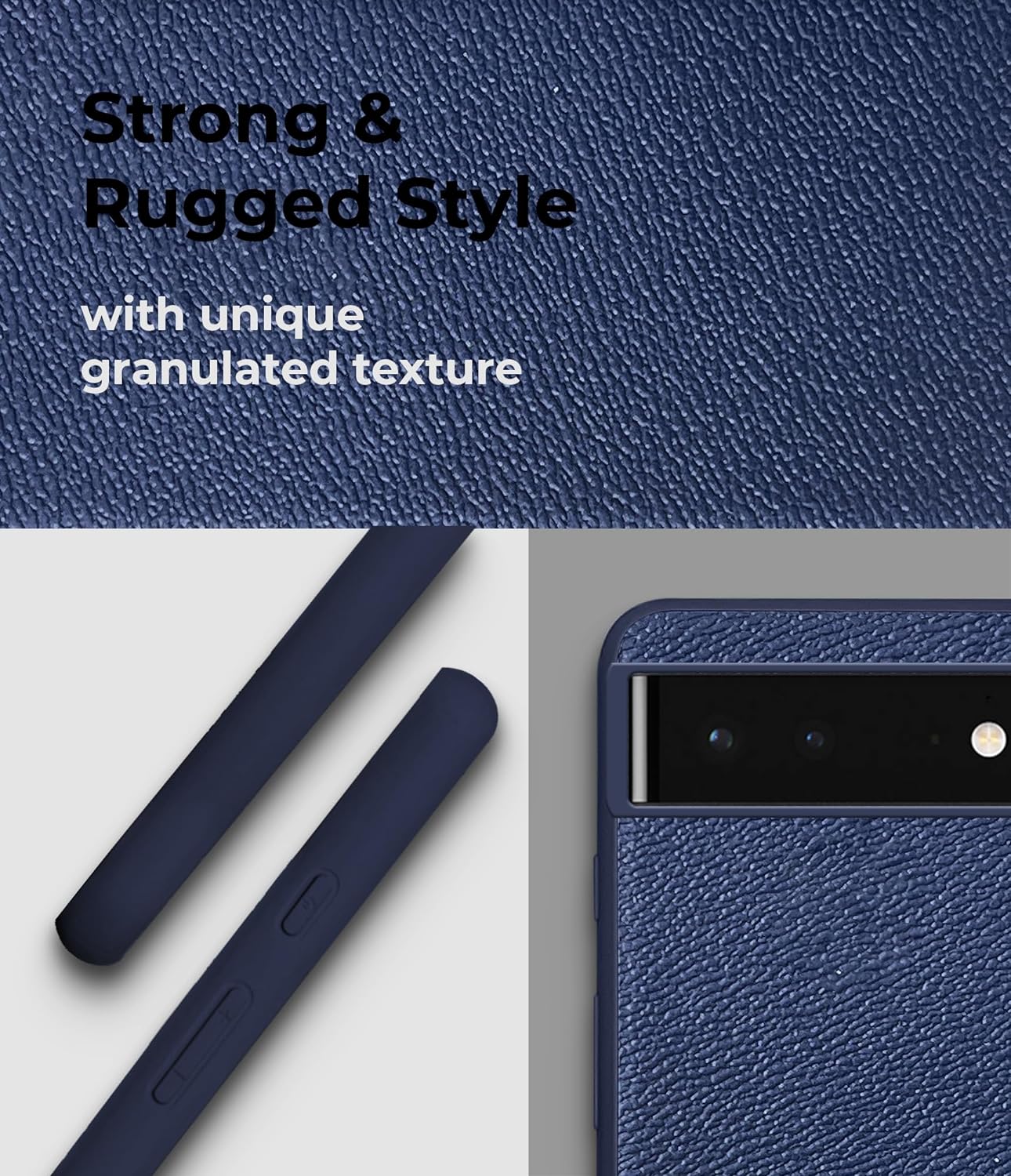 Synthetic Leather Back Cover Case for Google Pixel 6 | Shockproof Protective Cover - Image 21
