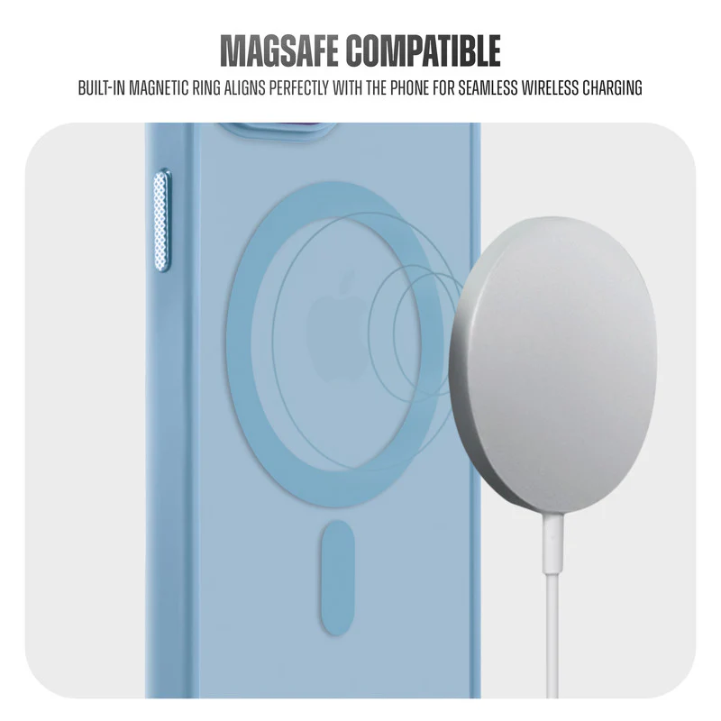 Textured Metal Ring Wireless Charging Support Back Case For Apple iPhone 11 - Image 10
