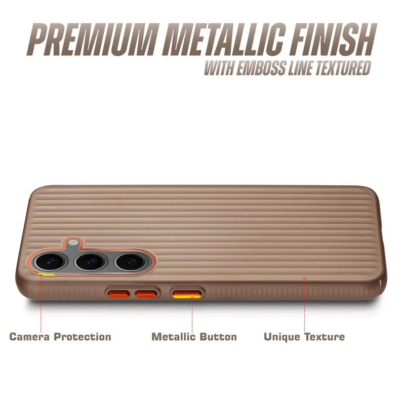 Titanium Grid Armor Hard Back Case For Samsung S24 FE 5G - Image 22