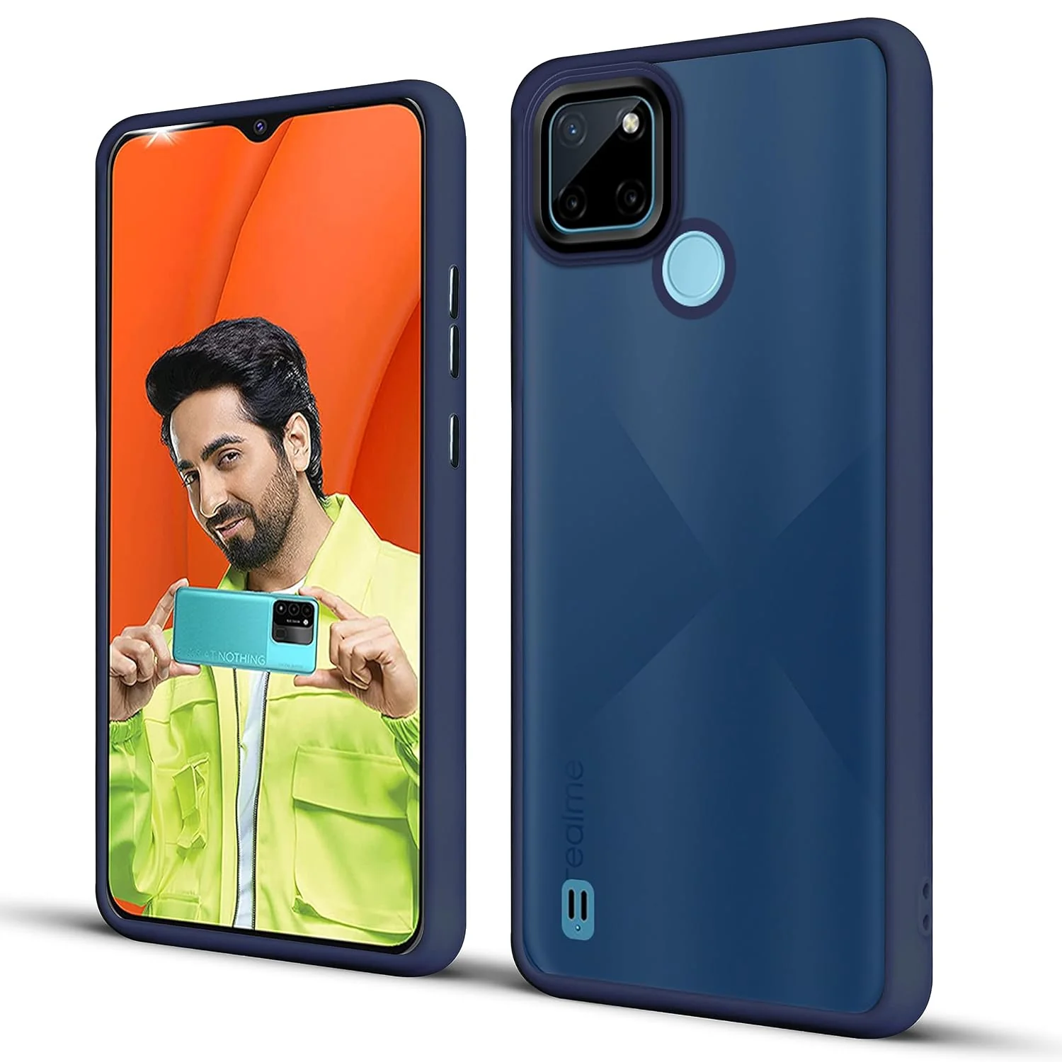 Translucent Matte Back Case Cover for Realme C21y | Realme C25y | Anti-Slip Back | Smooth Sides Soft -Black - Image 21