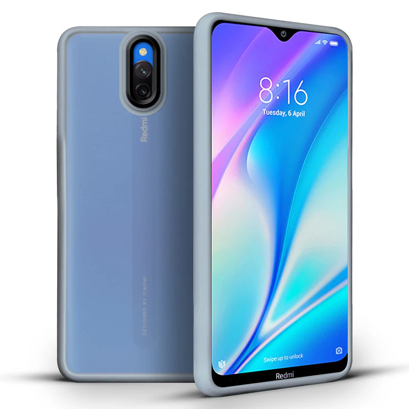 Translucent Matte with Shiny Camera Ring Back Cover for Redmi 8A Dual - Image 18